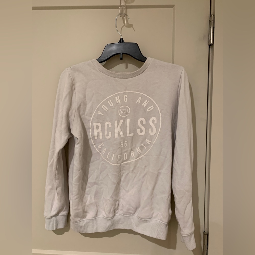 Light blue crew neck